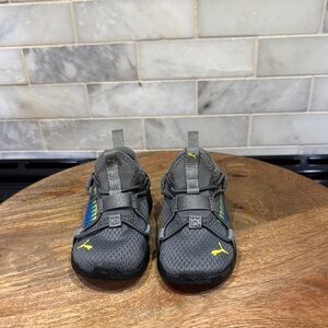 Puma Rift Slip On Sneaker Toddler Kids Gray and Blue Athletic Shoes